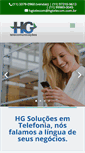 Mobile Screenshot of hgtelecom.com.br